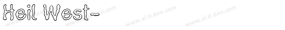 Heil West字体转换